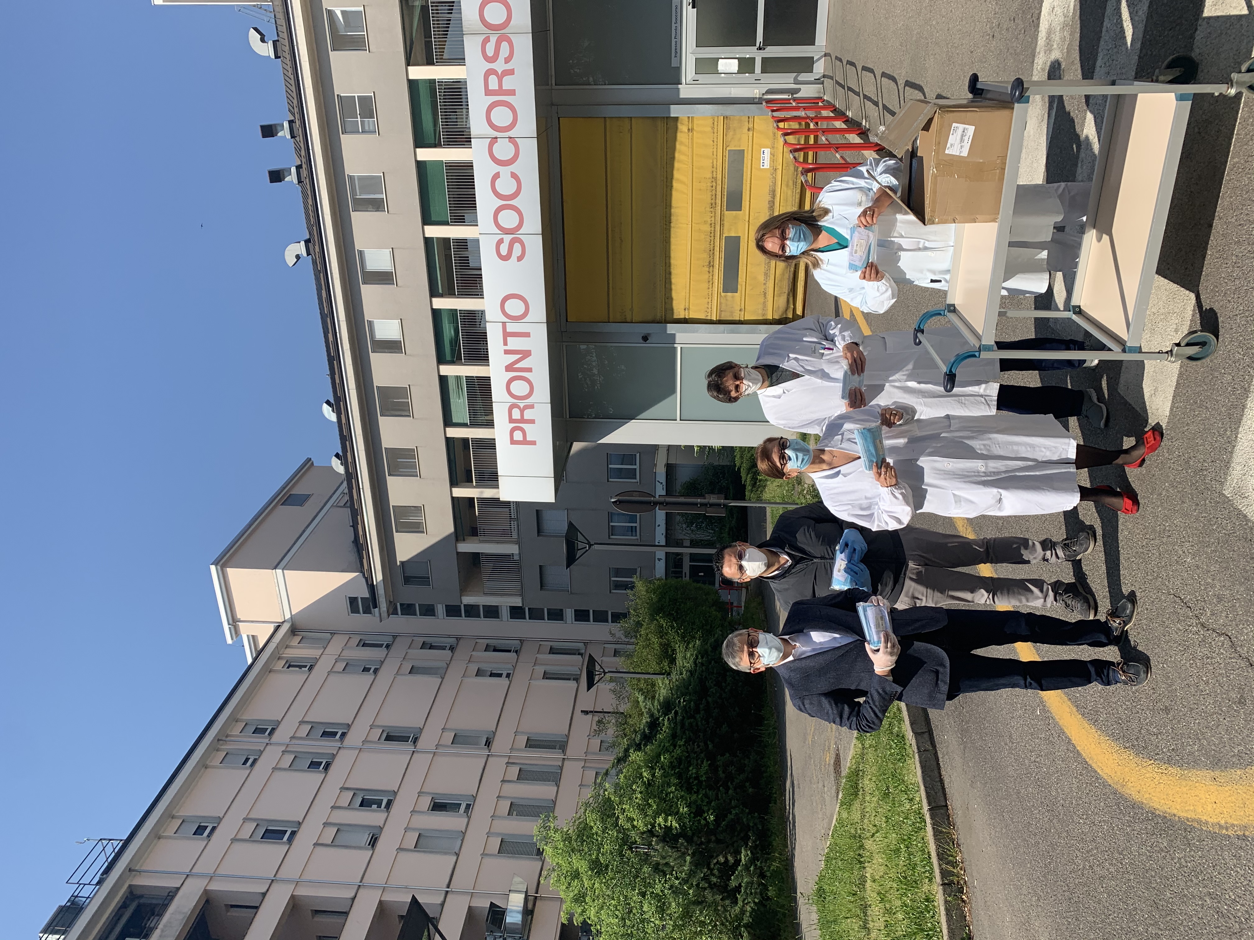 Donazione mascherine PS Tradate