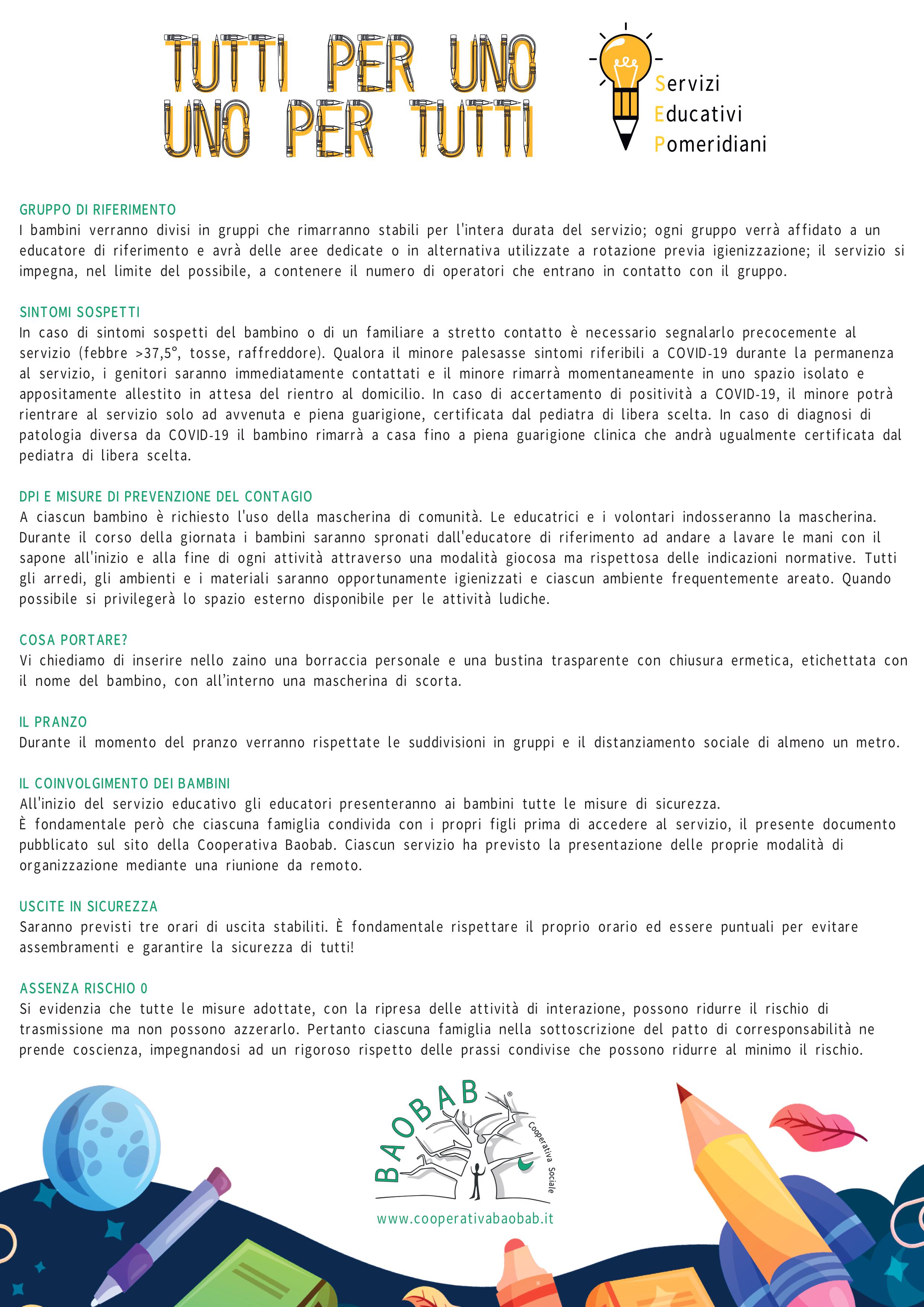 Informativa preventiva per i genitori