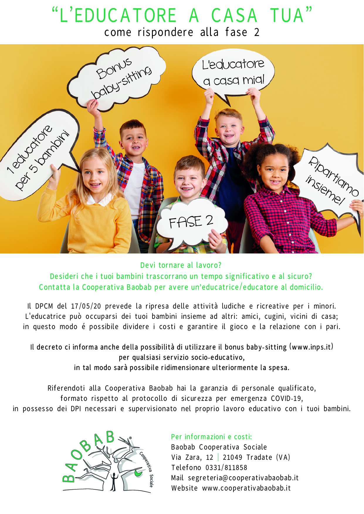 l'educatore a casa tua