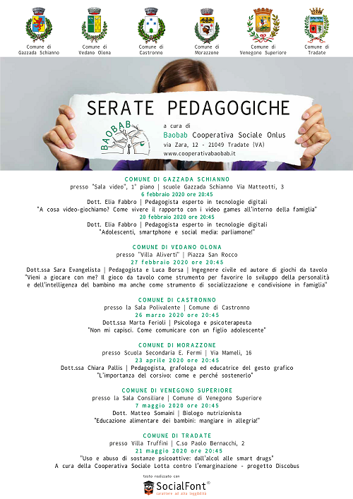 serate pedagogiche