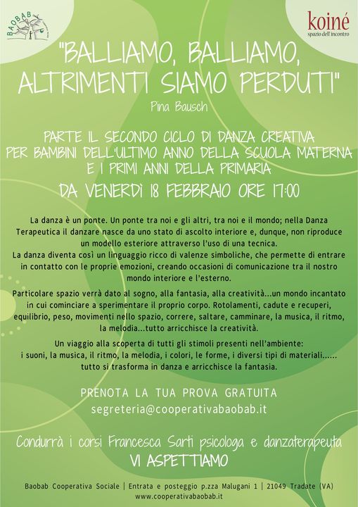 danzaterapia - corso 2