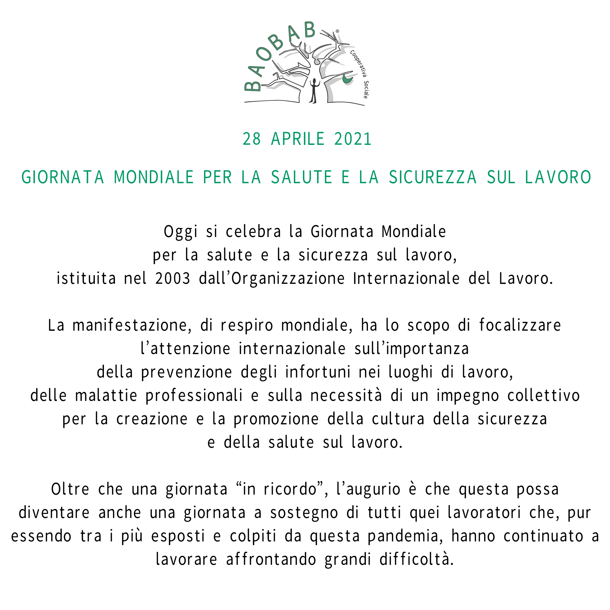 Salute e sicurezza sul lavoro